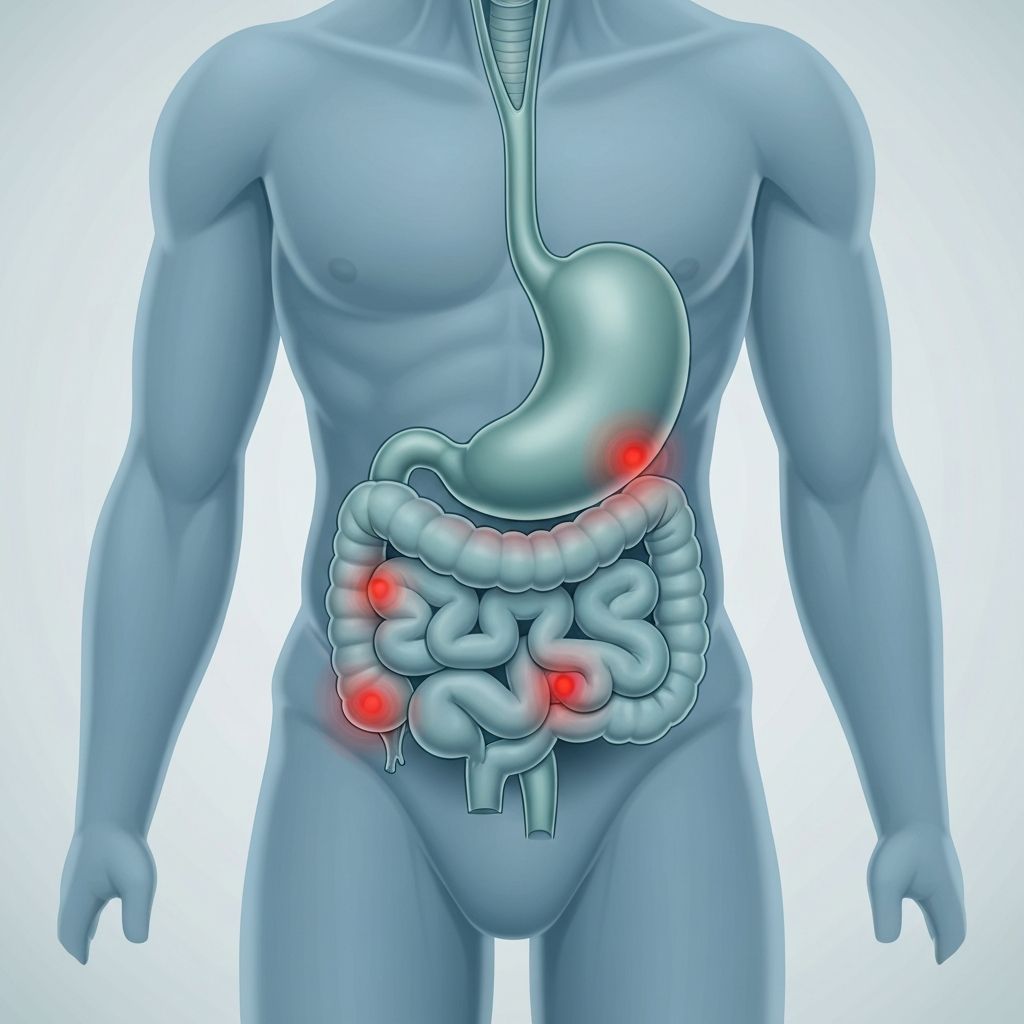 bolovi u trbuhu ilustracija probavnog sistema