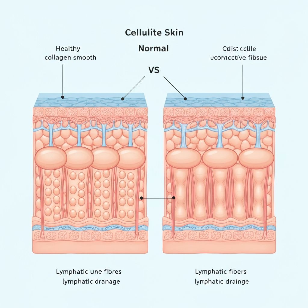 ilustracija simptoma celulit