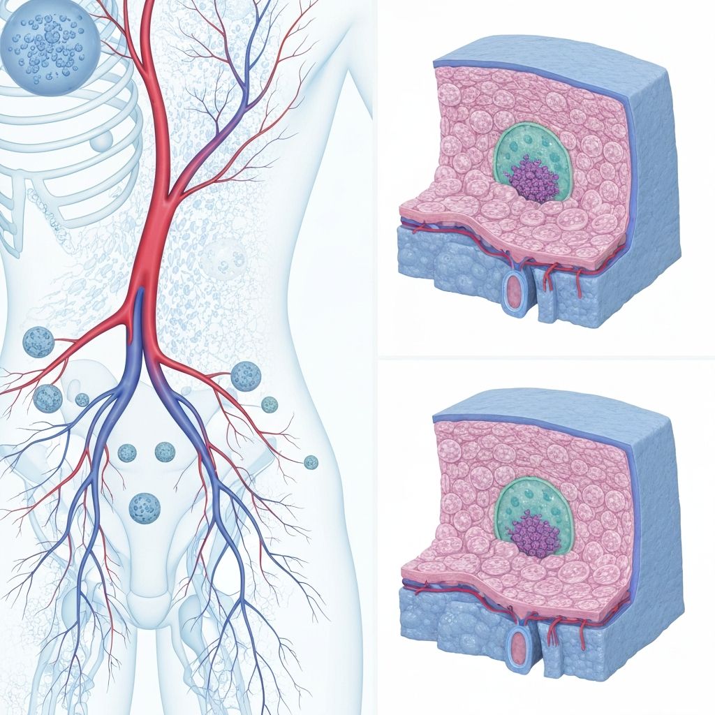 Ilustracija presijeka kože stopala s dermatofitnim gljivicama u keratinskom sloju