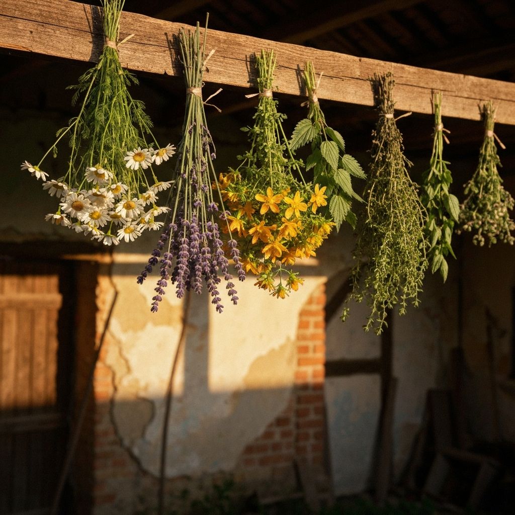 Sušenje ljekovitog bilja na tradicionalan način