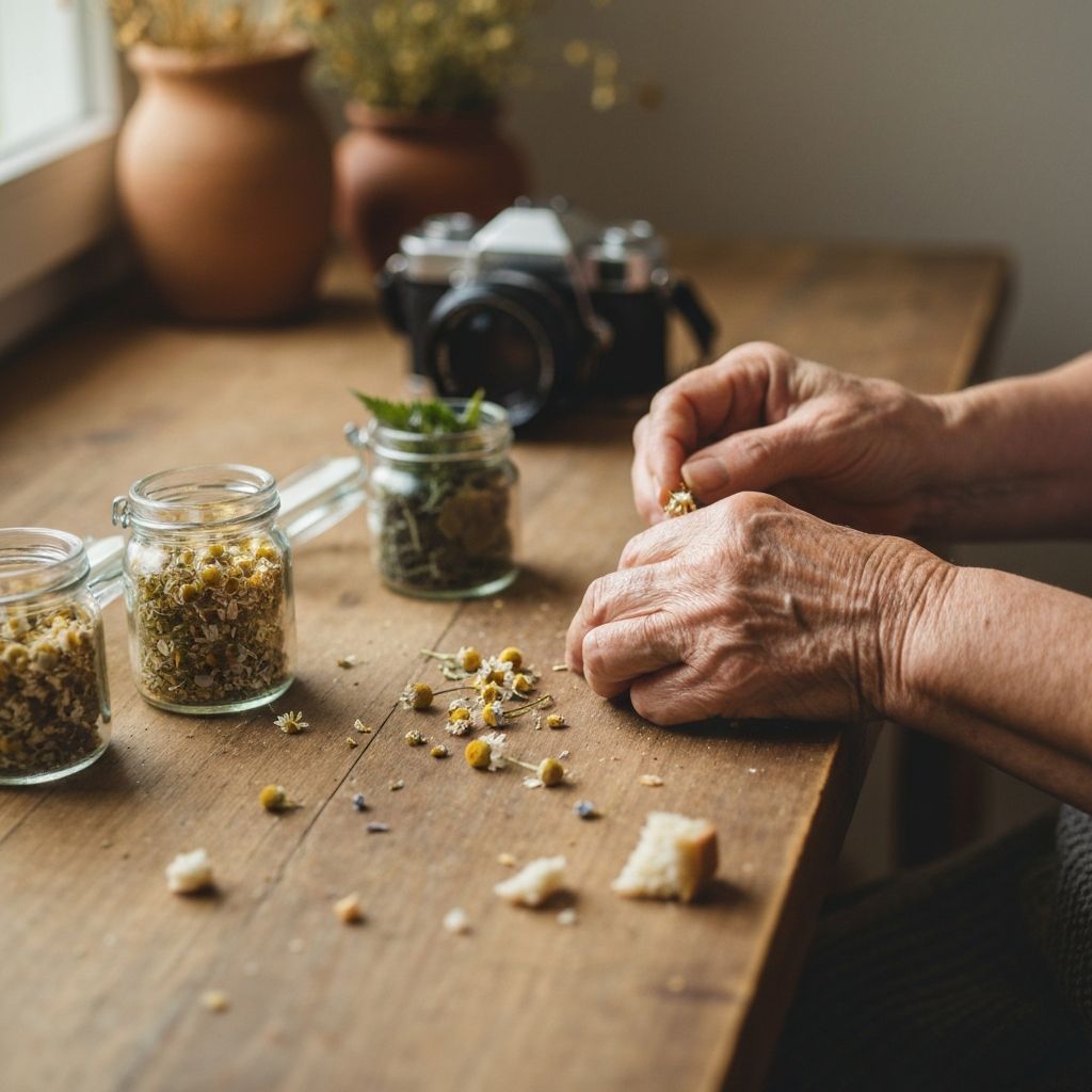 Tradicionalno sortiranje sušenog ljekovitog bilja