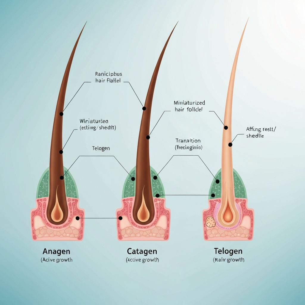 ilustracija simptoma opadanje kose
